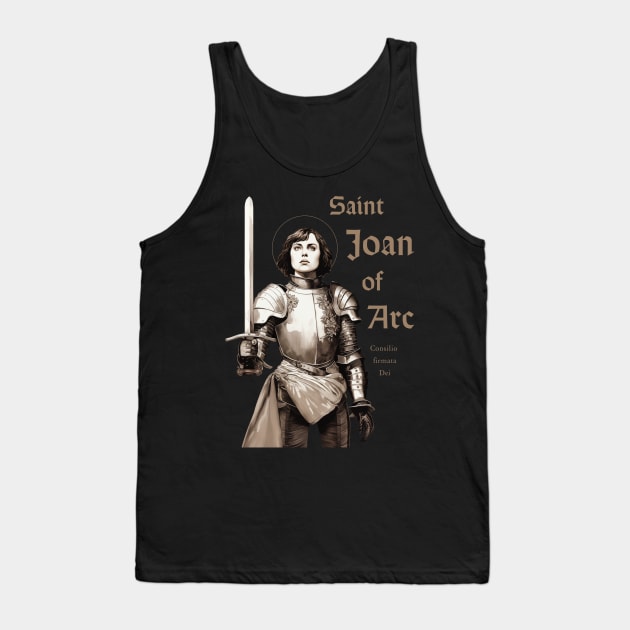 Saint Joan of Arc Tank Top by Beltschazar